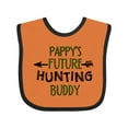 thumbnail image 1 of Inktastic Pappys Future Hunting Buddy Boys or Girls Baby Bib, 1 of 4