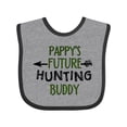 thumbnail image 1 of Inktastic Pappys Future Hunting Buddy Boys or Girls Baby Bib, 1 of 4