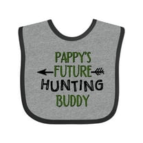 Inktastic Pappys Future Hunting Buddy Boys or Girls Baby Bib