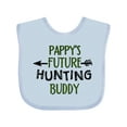 thumbnail image 1 of Inktastic Pappys Future Hunting Buddy Boys or Girls Baby Bib, 1 of 4