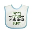 thumbnail image 1 of Inktastic Pappys Future Hunting Buddy Boys or Girls Baby Bib, 1 of 4