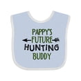 thumbnail image 1 of Inktastic Pappys Future Hunting Buddy Boys or Girls Baby Bib, 1 of 4