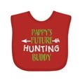 thumbnail image 1 of Inktastic Pappys Future Hunting Buddy Boys or Girls Baby Bib, 1 of 4