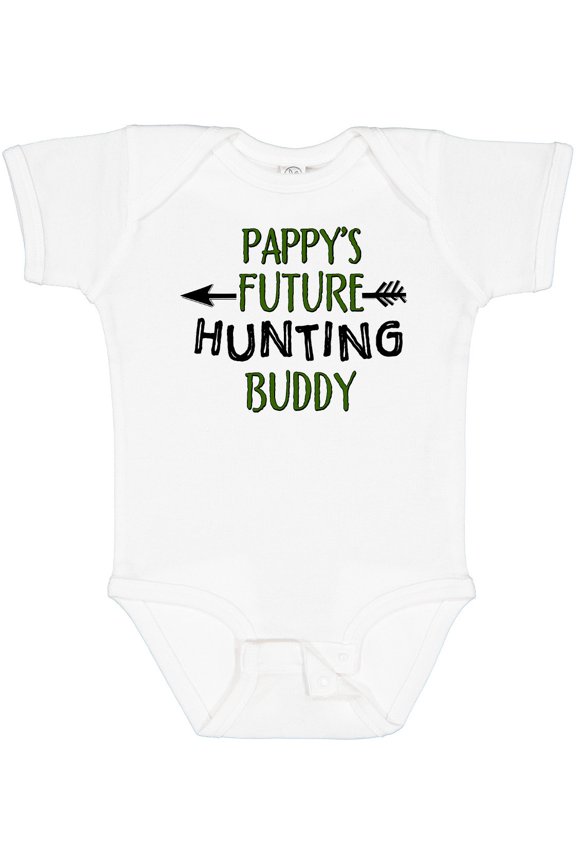 Pappys Future Hunting Buddy Boys or Girls Baby Bodysuit
