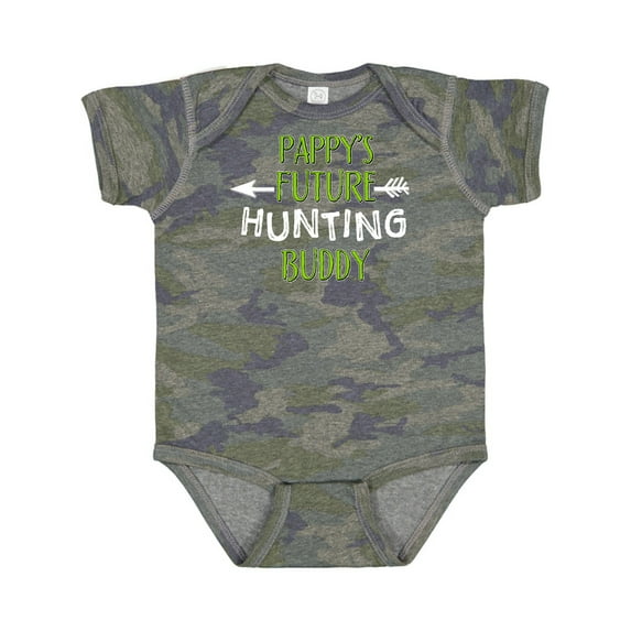 Inktastic Pappys Future Hunting Buddy Boys or Girls Baby Bodysuit