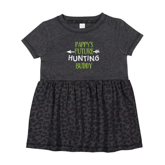 Inktastic Pappys Future Hunting Buddy Girls Baby Dress