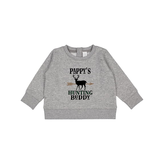 Inktastic Pappys Hunting Buddy Bow Hunter Baby Sweatshirt