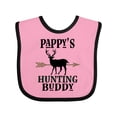 thumbnail image 1 of Inktastic Pappys Hunting Buddy Bow Hunter Boys or Girls Baby Bib, 1 of 4