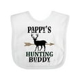 thumbnail image 1 of Inktastic Pappys Hunting Buddy Bow Hunter Boys or Girls Baby Bib, 1 of 4