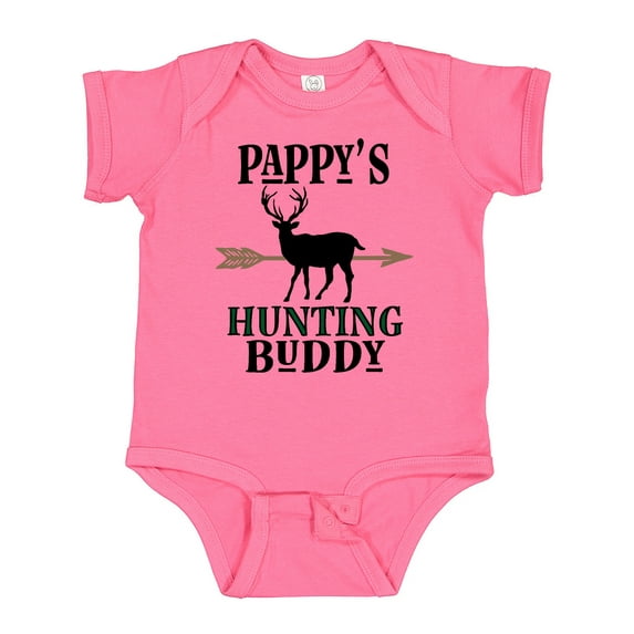 Inktastic Pappys Hunting Buddy Bow Hunter Boys or Girls Baby Bodysuit