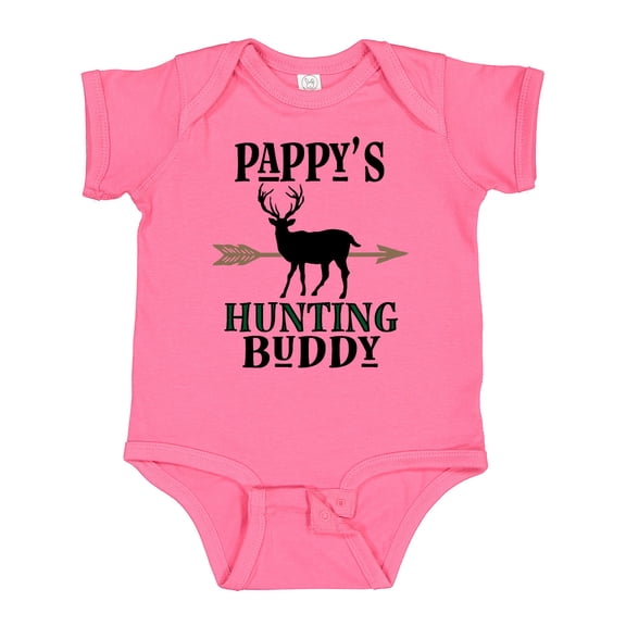 Inktastic Pappys Hunting Buddy Bow Hunter Boys or Girls Baby Bodysuit