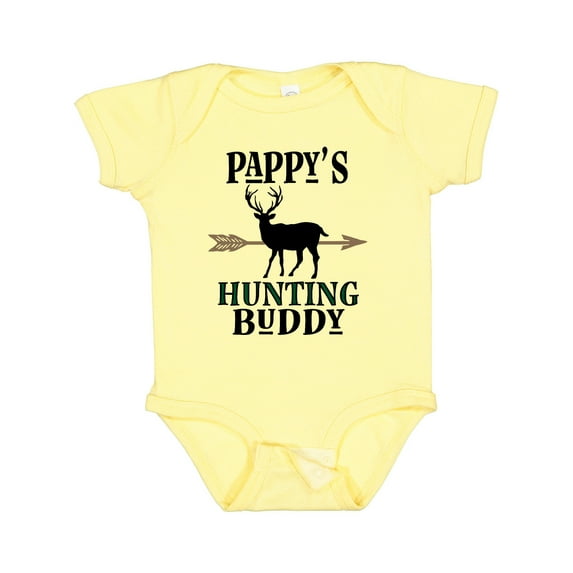 Inktastic Pappys Hunting Buddy Bow Hunter Boys or Girls Baby Bodysuit