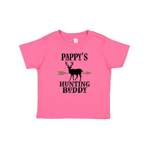 Inktastic Pappys Hunting Buddy Bow Hunter Boys or Girls Baby T-Shirt