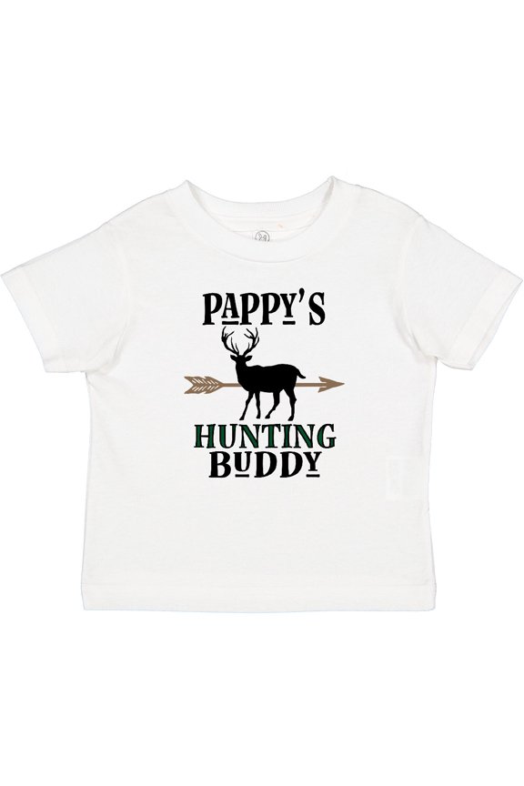 Pappys Hunting Buddy Bow Hunter Boys or Girls Baby T-Shirt