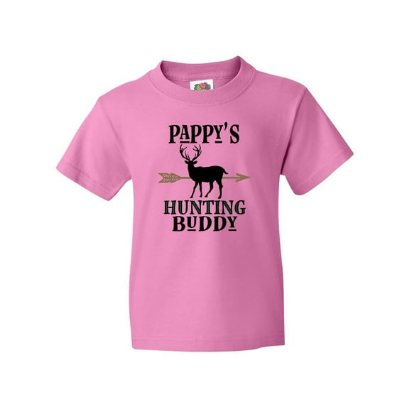 Inktastic Pappys Hunting Buddy Bow Hunter Youth T-Shirt