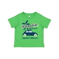 thumbnail image 1 of Inktastic Paradise Beach in Delray Beach with Palm Trees and Car Boys or Girls Toddler T-Shirt, 1 of 5