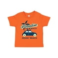 thumbnail image 1 of Inktastic Paradise Beach in Delray Beach with Palm Trees and Car Boys or Girls Toddler T-Shirt, 1 of 5