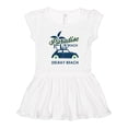 thumbnail image 1 of Inktastic Paradise Beach in Delray Beach with Palm Trees and Car Girls Toddler Dress, 1 of 5