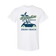 thumbnail image 1 of Inktastic Paradise Beach in Delray Beach with Palm Trees and Car T-Shirt, 1 of 5