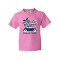 thumbnail image 1 of Inktastic Paradise Beach in Delray Beach with Palm Trees and Car Youth T-Shirt, 1 of 5