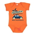 thumbnail image 1 of Inktastic Paradise Beach in West Palm Beach with Palm Trees and Car Boys or Girls Baby Bodysuit, 1 of 5