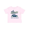 thumbnail image 1 of Inktastic Paradise Beach in West Palm Beach with Palm Trees and Car Boys or Girls Baby T-Shirt, 1 of 5