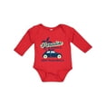 thumbnail image 1 of Inktastic Paradise Beach in West Palm Beach with Palm Trees and Car Boys or Girls Long Sleeve Baby Bodysuit, 1 of 5