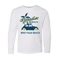 thumbnail image 1 of Inktastic Paradise Beach in West Palm Beach with Palm Trees and Car Long Sleeve Youth T-Shirt, 1 of 5