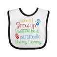 thumbnail image 1 of Inktastic Paramedic Like Mommy Boys or Girls Baby Bib, 1 of 4