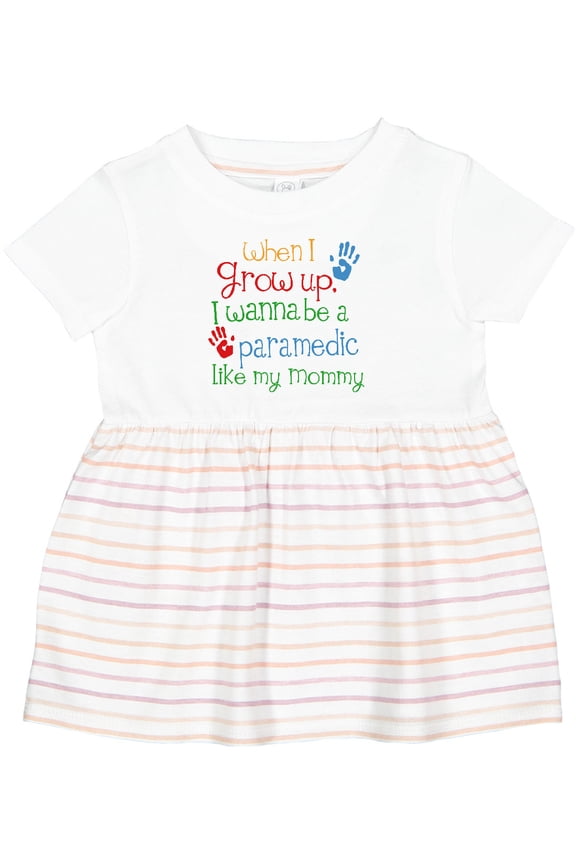 Paramedic Like Mommy Girls Baby Dress