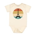 thumbnail image 1 of Inktastic Paris Eiffel Tower Retro Sunset Boys or Girls Baby Bodysuit, 1 of 5