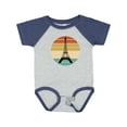 thumbnail image 1 of Inktastic Paris Eiffel Tower Retro Sunset Boys or Girls Baby Bodysuit, 1 of 5