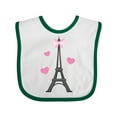 thumbnail image 1 of Inktastic Paris Lover Eiffel Tower Girls Baby Bib, 1 of 4