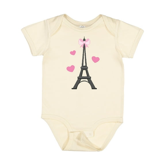 Inktastic Paris Lover Eiffel Tower Girls Baby Bodysuit