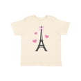 thumbnail image 1 of Inktastic Paris Lover Eiffel Tower Girls Toddler T-Shirt, 1 of 5
