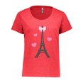thumbnail image 1 of Inktastic Paris Lover Eiffel Tower Women's Plus Size T-Shirt, 1 of 5