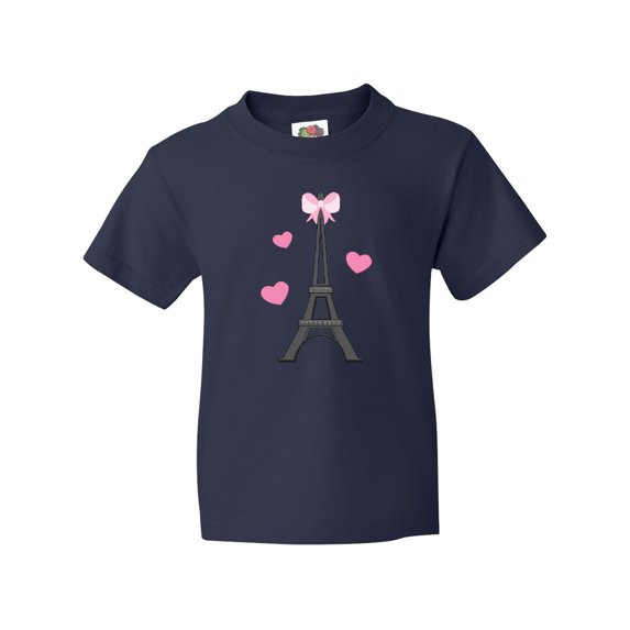 Inktastic Paris Lover Eiffel Tower Youth T-Shirt