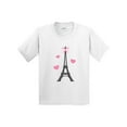 thumbnail image 1 of Inktastic Paris Lover Eiffel Tower Youth T-Shirt, 1 of 5