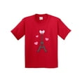 thumbnail image 1 of Inktastic Paris Lover Eiffel Tower Youth T-Shirt, 1 of 5
