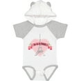 thumbnail image 1 of Inktastic Paris Oo-la-la with Eiffel Tower and Flowers in Pink Heart Boys or Girls Baby Bodysuit, 1 of 5