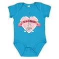 thumbnail image 1 of Inktastic Paris Oo-la-la with Eiffel Tower and Flowers in Pink Heart Boys or Girls Baby Bodysuit, 1 of 5