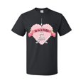 thumbnail image 1 of Inktastic Paris Oo-la-la with Eiffel Tower and Flowers in Pink Heart T-Shirt, 1 of 5