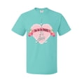 thumbnail image 1 of Inktastic Paris Oo-la-la with Eiffel Tower and Flowers in Pink Heart T-Shirt, 1 of 5