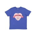 thumbnail image 1 of Inktastic Paris Oo-la-la with Eiffel Tower and Flowers in Pink Heart Youth T-Shirt, 1 of 5