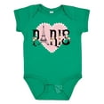 thumbnail image 1 of Inktastic Paris Pink Heart Eiffel Tower with Flowers Boys or Girls Baby Bodysuit, 1 of 5
