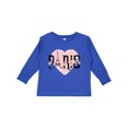 thumbnail image 1 of Inktastic Paris Pink Heart Eiffel Tower with Flowers Boys or Girls Long Sleeve Toddler T-Shirt, 1 of 5