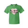 thumbnail image 1 of Inktastic Paris Pink Heart Eiffel Tower with Flowers Youth T-Shirt, 1 of 5