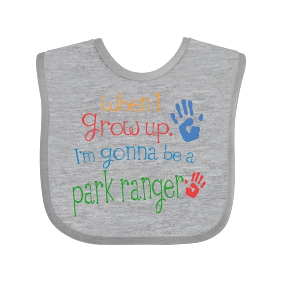 Inktastic Park Ranger Future Boys or Girls Baby Bib