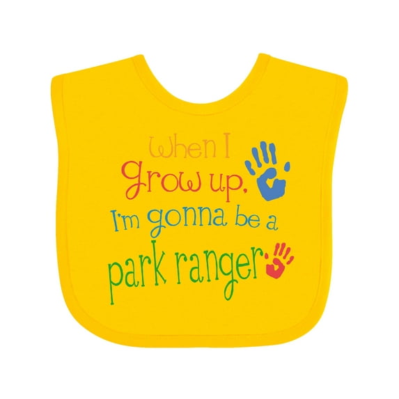 Inktastic Park Ranger Future Boys or Girls Baby Bib