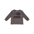 thumbnail image 1 of Inktastic Parkinson's Awareness Gray Ribbons and Flag Boys or Girls Long Sleeve Toddler T-Shirt, 1 of 5